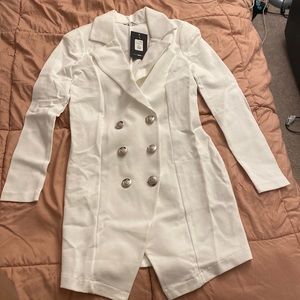 Fashionova white blazer dress😍size medium very cute